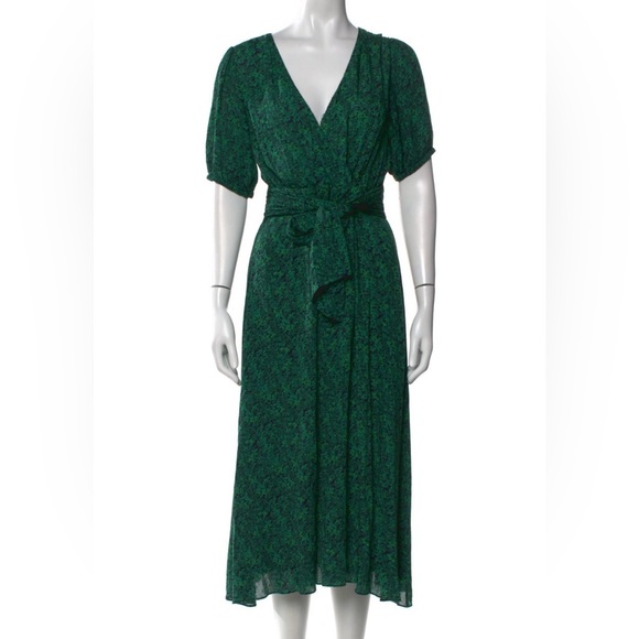ba&sh Green Midi Dress - Picture 5 of 12